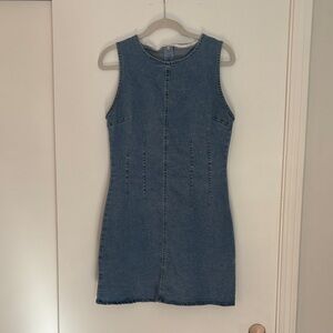 Sleeveless Denim Dress